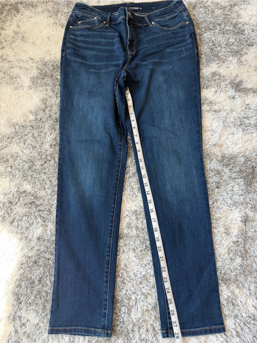 LOFT Women's Dark Blue Boot-Cut Jeans